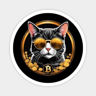 Bitcoin cat Magnet